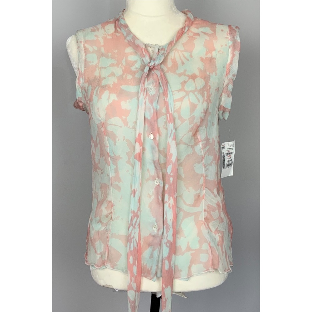 NWT PIAZZA SEMPIONE BLOUSE MADE IN ITALY SIZE SMALL